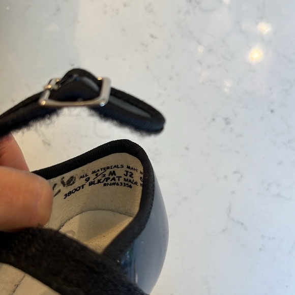 Capezio Mary Jane Patented Leather Tap Shoes - Picture 4 of 9